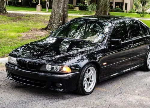 Miniatura 8 de iJDMTOY Lentes semisclaras ámbar Full LED Fender Blink Side Marker Luces indicadoras de señal de giro compatibles con BMW 1996-2003 E39 525i 528i