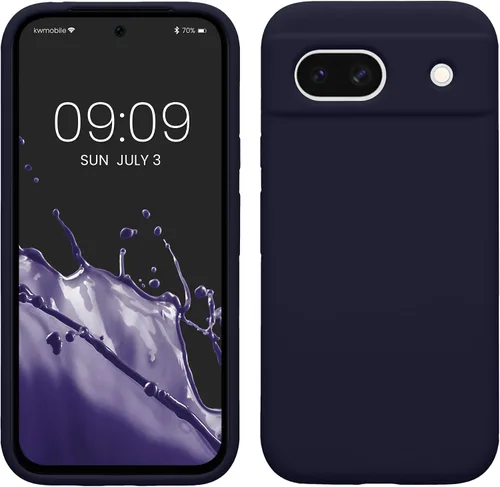 Miniatura 123 de kwmobile Funda Compatible con Google Pixel 6 Pro - Funda de Teléfono de Silicona TPU con Acabado Suave - Azul Caribe