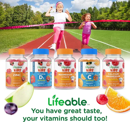 Miniatura 5 de Lifeable Multivitamínico para niños + hierro y vitamina C para niños, paquete de gomitas – Gran sabor, suplemento vitamínico, sin gluten, sin OMG