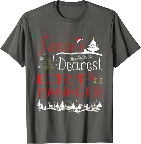 Miniatura 19 de ERP Manager Xmas Job Cute Christmas T-Shirt