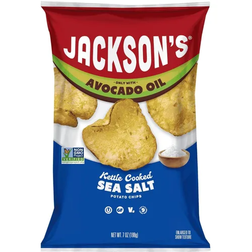 Miniatura 11 de Jackson's Classic Kettle - Papas fritas (paquete variado, 1.5 onzas, paquete de 10), hechas con aceite de aguacate premium, sal marina, sal