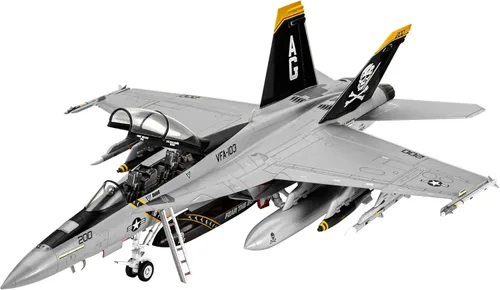 Miniatura 3 de Revell 03834 F/A-18F Super Hornet 1:72 Escala sin construir/sin pintar Kit de modelo de plástico