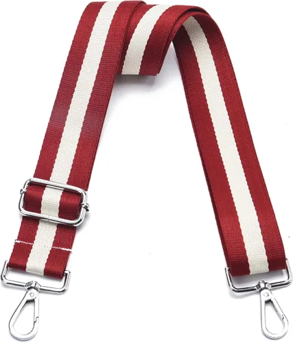 Miniatura 97 de Correa de Bolso Ancha Correa de Hombro Ajustable Correa de Repuesto Cruzada Correa de Bolso de Hardware Plateado