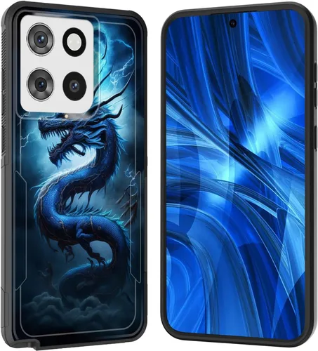 Miniatura 113 de Funda para Moto G 5G 2023, [probada en caídas de grado militar], resistente, resistente, resistente, a prueba de golpes, funda protectora