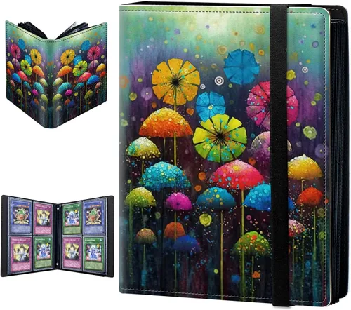 Miniatura 20 de Carpeta para tarjetas intercambiables, 4 bolsillos para tarjetas intercambiables, 160 bolsillos de doble cara, fundas para tarjetas