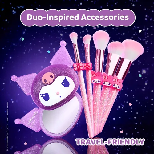 Miniatura 5 de wet n wild My Melody and Kuromi - Juego de brochas de maquillaje (5 piezas)