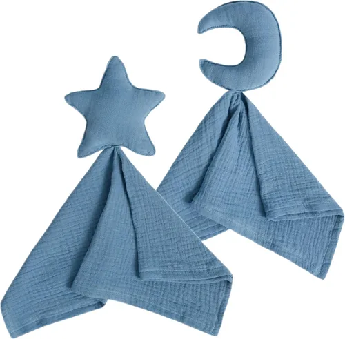 Miniatura 15 de insular Manta de conejo Lovey para niños y niñas, manta de seguridad de muselina de algodón orgánico para bebés, suave y transpirable, toalla Conejo
