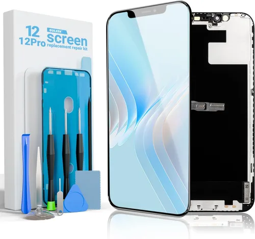 Miniatura 18 de Reemplazo de pantalla LCD de 5.4 pulgadas para iPhone 12, montaje digitalizador táctil 3D con herramientas de reparación, protector de pantalla