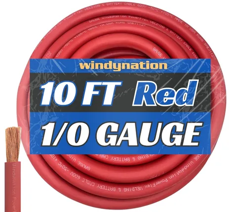 Miniatura 34 de Cable flexible de cobre puro para soldadura de batería calibre 4 AWG 25 pies negro + 25 pies rojo - Coche, Inversor, RV, Solar Negro de 25 pies + 25