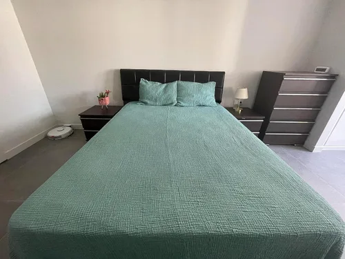 Miniatura 5 de Manta de muselina 100% algodón, colcha de 4 capas, funda de cama suave de muselina de algodón turco, colcha reversible, turquesa