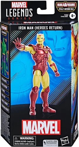 Miniatura 2 de Serie Marvel Legends Marvel Comics Iron Man (Regreso de los Héroes) - Figuras de acción coleccionables de 6 pulgadas, juguetes para niños a partir