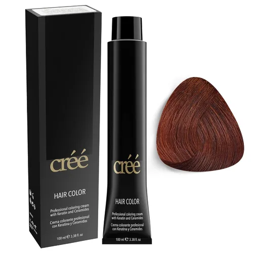 Miniatura 8 de Créé Profesional 8.44 - Tinte Permanente para el Cabello Cobre Intenso Rubio Claro - De Larga Duración, Rico y Vibrante - Cobertura de Canas 100ml