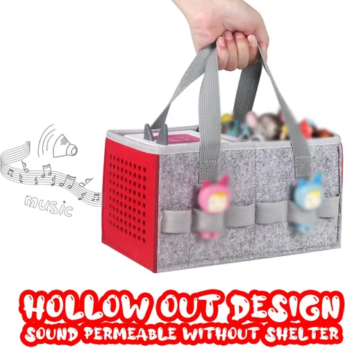 Miniatura 2 de Estuche de transporte para Tonies Starter Set y bolsa de almacenamiento para la figura Tonies, bolsa de mano para el hogar al aire libre