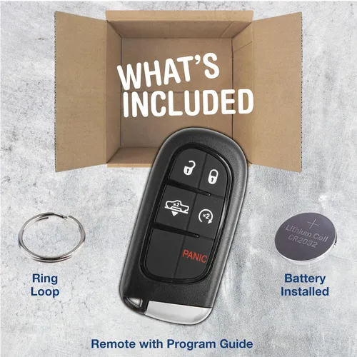 Miniatura 3 de KeylessOption Alarma inteligente para llave de coche de arranque remoto sin llave para suspensión neumática Dodge Ram 1500, 2500, GQ4-54T