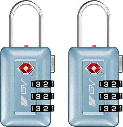 Candado de viaje aceptado por TSA para equipaje, con combinación que puedes establecer, para taquillas de escuela y gimnasio, candados para