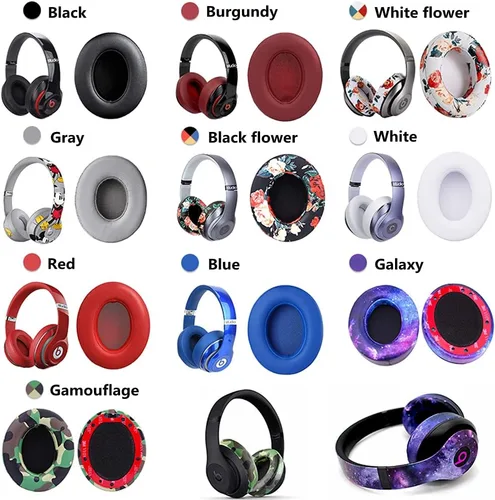 Miniatura 7 de Studio 3.0 - Almohadillas de repuesto para auriculares Studio 2.0, compatible con Beats by Dr.Dre Studio 2 con cable/inalámbrico y auriculares
