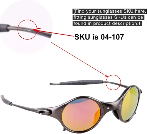 Miniatura 6 de Walleva Replacement Lenses and Lenses with Rubber for Oakley Mars Sunglasses - Multiple Options Available