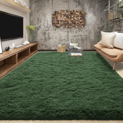 Miniatura 43 de Tepook Alfombras súper suaves y esponjosas para sala de estar, alfombras de área de 8 x 10 pies para dormitorio, alfombra moderna peluda, alfombras