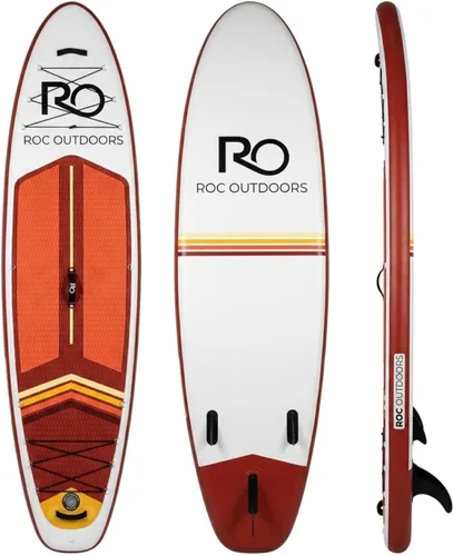 Miniatura 23 de Roc Tabla de remo inflable con accesorios de tabla de remo de SUP de alta calidad, diseño amplio y estable, cubierta antideslizante y cómoda
