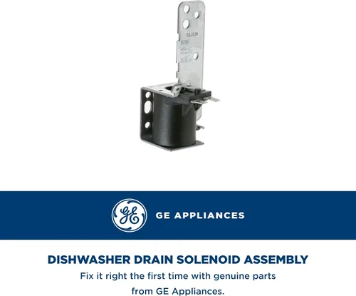 Miniatura 2 de GE WD21X10268 - Conjunto de solenoide de drenaje original OEM para lavavajillas GE
