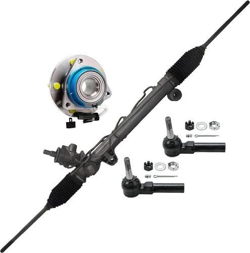 Miniatura 59 de Detroit Axle - Kit de nudillos de dirección delantera izquierda para Ford Edge Lincoln MKX 07-10, cojinete de rueda del lado del conductor, nudillo