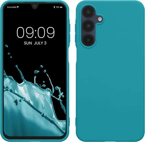 Miniatura 138 de kwmobile Funda compatible con Samsung Galaxy A23 4G / 5G - Funda de silicona TPU metálica suave y delgada - Rojo oscuro metálico
