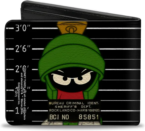 Miniatura 2 de Buckle-Down Cartera plegable para hombre Marvin The Martian