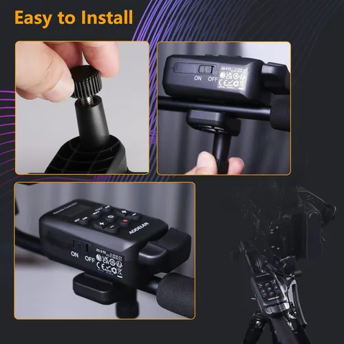 Miniatura 7 de Videocámara inalámbrica Lanc Control remoto con cable Jack de 0.098 in, IRIS, enfoque, grabación de video y Zoom Commander con Lanc o terminal