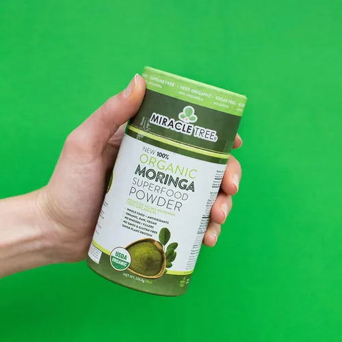 Miniatura 6 de Superalimento de moringa orgánica en polvo de Miracle Tree