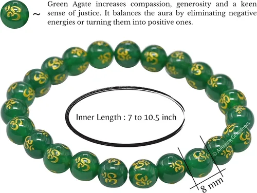 Miniatura 536 de Amazing Gemstone Crystal Bracelet for Women Men's Gifts - Protection Healing Crystal Bracelet - 8mm Gemstone Beaded Stretchable Bracelet Pulseras