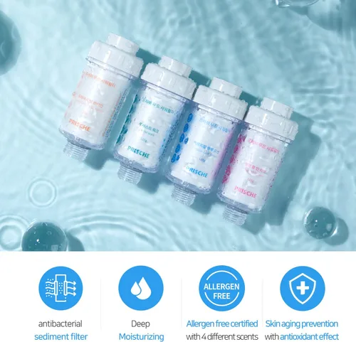 Miniatura 2 de HubiCare - Infusor de ducha con vitamina C, suavizante de agua dura, filtro de ducha de cloro y fluoruro, cabezal de ducha filtrado purificador