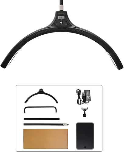Miniatura 10 de Lámpara de pestañas para extensiones de pestañas, luz de luna LED para pestañas, faciales, tatuajes, esteticistas, lámpara de iluminación fresca