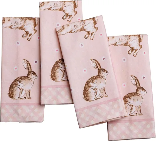 Miniatura 146 de Maison d' Hermine Happy Florals - Juego de 4 servilletas 100% algodón suave y cómodo perfectas para cenas familiares, bodas, fiestas de cóctel, 063