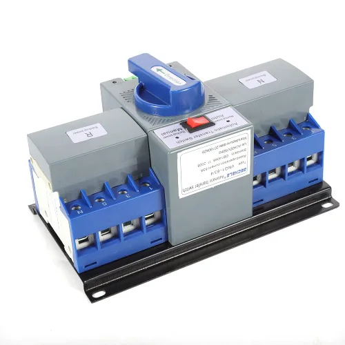 Miniatura 9 de Interruptor de transferencia automática de doble potencia, interruptor de cambio de generador de energía dual 63A 2P, interruptor comercial de 110 V