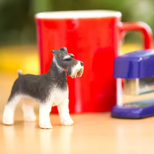 Miniatura 2 de Safari Ltd. Schnauzer - Figura detallada de plástico de 3 pulgadas, divertido juguete educativo para niños, niñas y niños a partir de 3 años