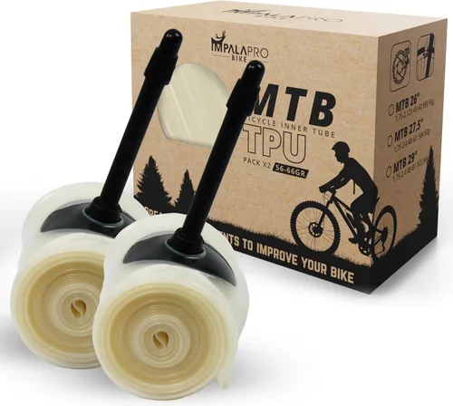 Miniatura 7 de IMPALAPRO Tubo interior de TPU para bicicleta de montaña, 26-29 pulgadas, 1.75-2.4 pulgadas de ancho, válvula Presta de 1.772 in 1 pieza 27.5