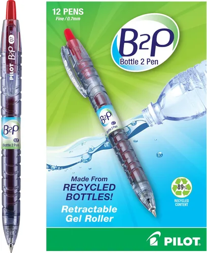 Miniatura 7 de Pilot B2P De botella a bolígrafo. Bolígrafo retráctil de gel hecho a partir de botellas recicladas, Negro