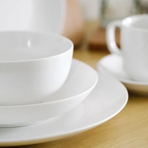 Miniatura 8 de Brew To A Tea BTAT - Juego de 12 cuencos de sopa, 16 onzas, color azul marino, platos de porcelana para sopa, arroz, ensalada, fideos, microondas