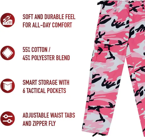 Miniatura 22 de Rothco Kids Bdu Pantalones – Acu Digital Camo