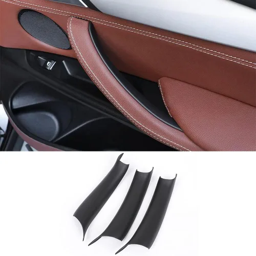 Miniatura 7 de TKREENO Cubierta de manija de puerta de automóvil para BMW X5 X6 E70 E71 2007-2013 manijas de puerta interior accesorios de decoración