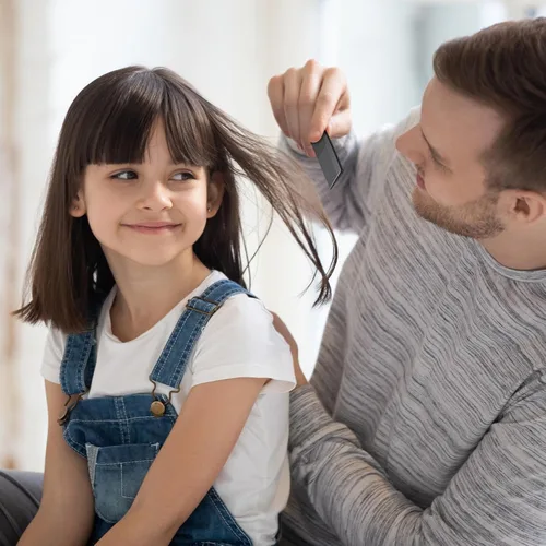Miniatura 6 de Kolavia Juego de 6 peines para el cabello, color negro, duradero, ancho y fino, cola de rata, peine de peluquería para mujeres y hombres, peines