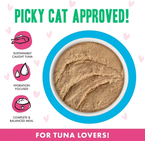 Miniatura 3 de B.F.F. PLAY - Best Feline Friend Paté Lovers, Aw Yeah!, Atún & Chicken Check Please! con atún y pollo, lata de 2.8 onzas (paquete de 12)