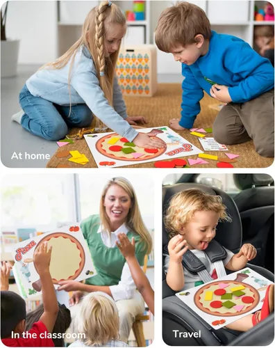 Miniatura 4 de CHEFAN Juguetes para niños pequeños, juguetes de aprendizaje de números para niños pequeños, juegos de matemáticas preescolares, manipuladores