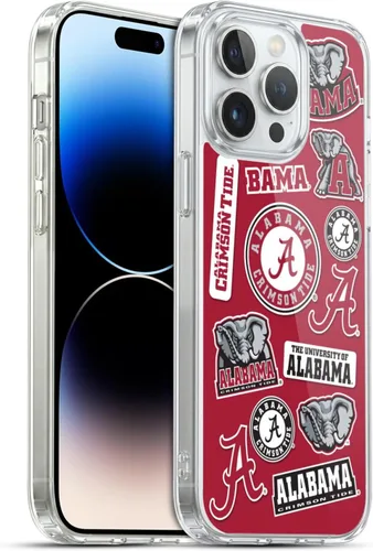 Miniatura 284 de Head Case Designs Funda de gel suave con licencia oficial de la Universidad de Alabama UA Collage compatible con Apple iPhone 13 Pro Max
