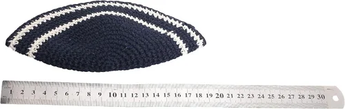 Miniatura 5 de Gorro de punto Kippah Yarmulke de 7.5in, para hombre o niño