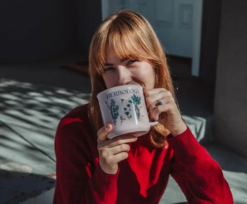 Miniatura 6 de Toynk Harry Potter Herbology - Taza de cerámica para cámper Wizarding World Casual Drinkware para café, té Capacidad para 20 onzas