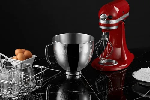 Miniatura 4 de Cuenco mezclador de acero inoxidable de 5 cuartos compatible con batidoras de pie de cabeza inclinable KITCHENAID de 4.5 cuartos (4.3 L) y 5 cuartos
