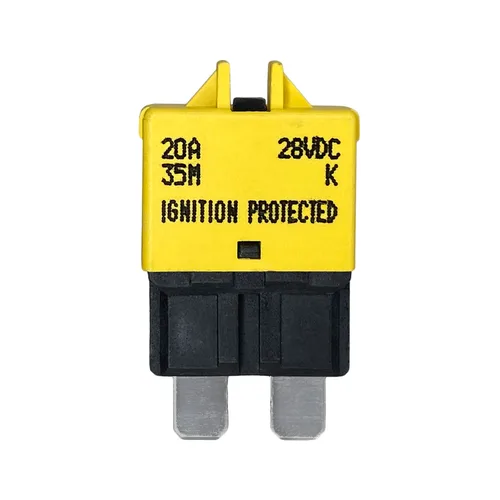 Miniatura 6 de Fusible de disyuntor ATC/ATO de reinicio manual de 7.5 amperios para automóvil, barco, automóvil, camión, RV, audio, protección de batería Perfil