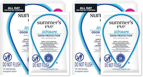 Miniatura 16 de Summer's Eve Blissful Escape - Toallitas femeninas, fórmula suave con pH equilibrado que ayuda a controlar el olor vaginal, toallitas envueltas