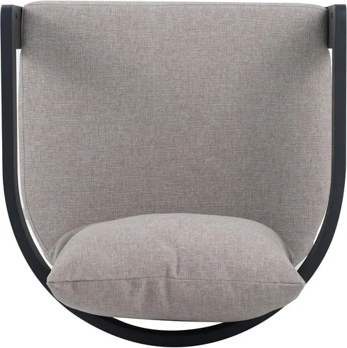 Miniatura 9 de GDFStudio Juego de 2 sillas de comedor de aluminio con cojín beige, asiento moderno para exteriores, interiores, patio trasero, piscina, balcón, 300